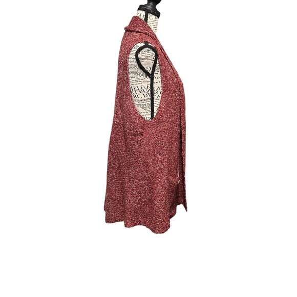 Habitat Clothes To Live In Knit Cardigan Sweater Vest Lg Open Artsy Lagenlook - Picture 2 of 7